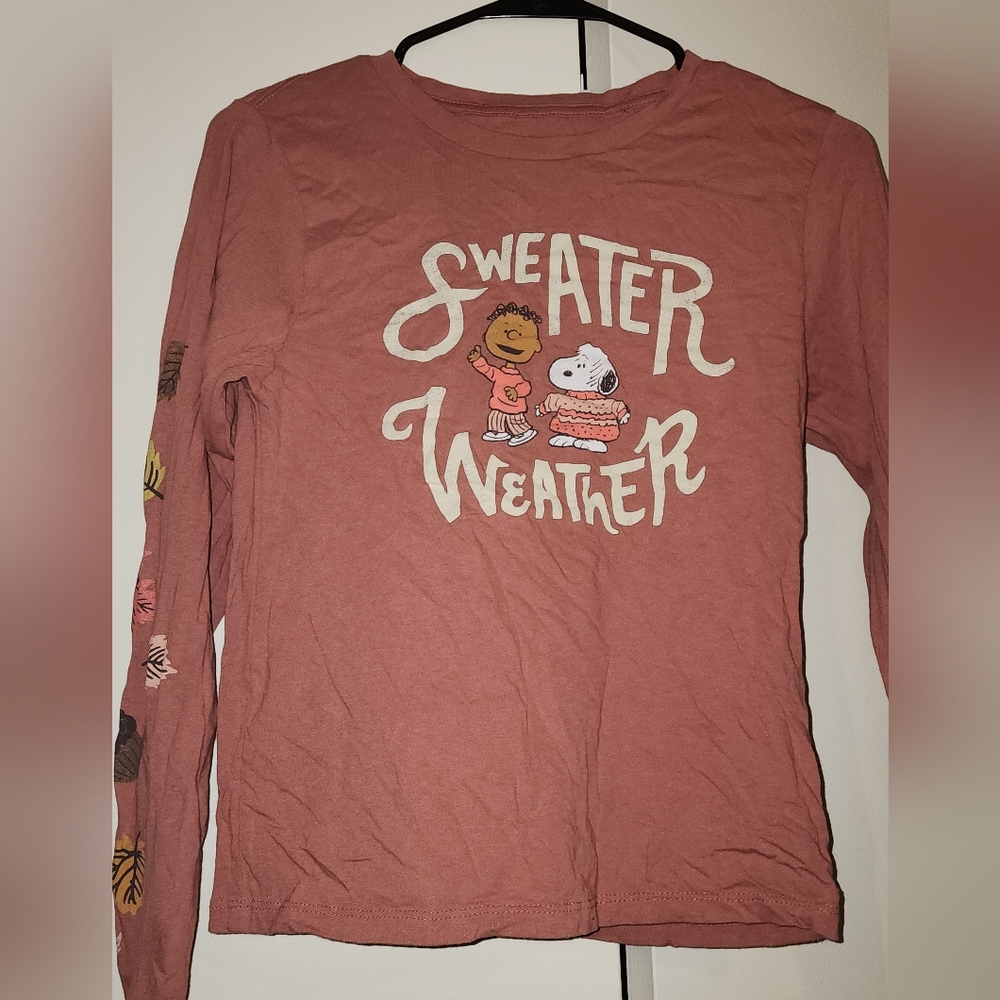 💌SOLD💌Peanuts Long Sleeve Raglan Top